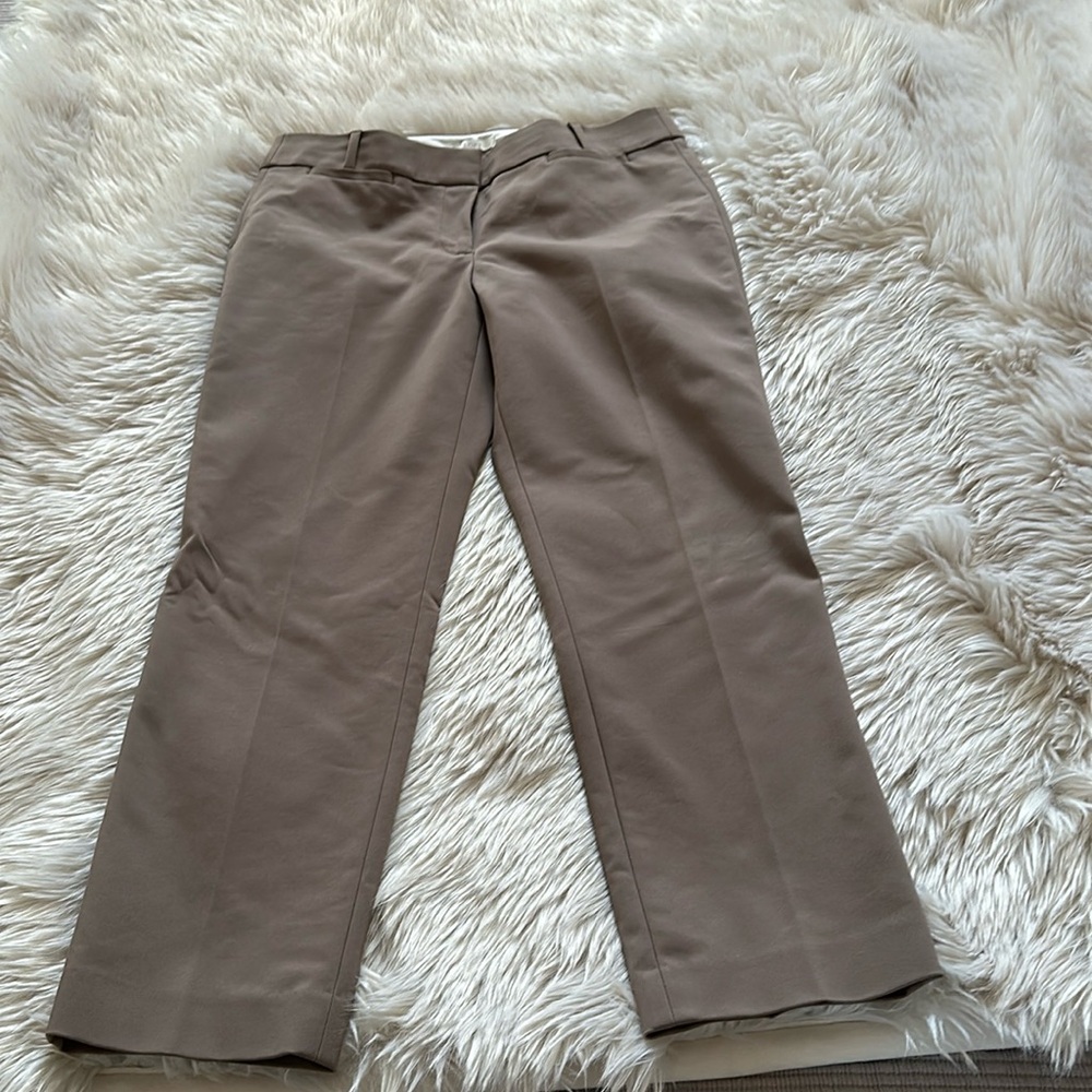 Loft Marissa tan slacks 8